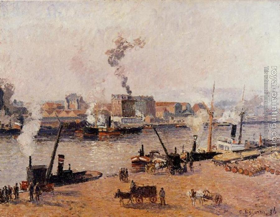 Camille Pissarro : Fog, Morning, Rouen II